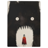 Wolf en de kleine rode mantel klembord (Achterkant)