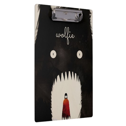 Wolf en de kleine rode mantel klembord (Rechts)