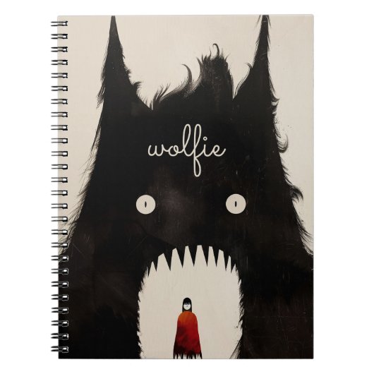 Wolf en de kleine rode mantel notitieboek (Voorkant)