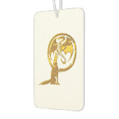 Wolf en Dragon goud witte auto luchtverfrisser (Links)