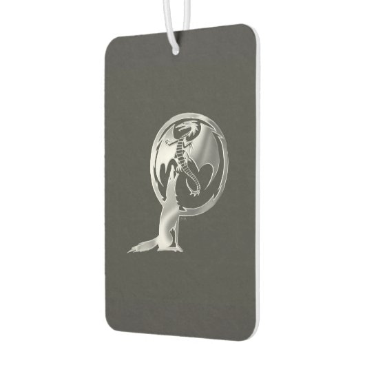 Wolf en Dragon Pewter auto luchtverfrisser (Links)
