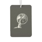 Wolf en Dragon Pewter auto luchtverfrisser (Achterkant)