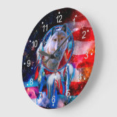 Wolf en Dreamweaver schilderen onder Amerikaanse v Grote Klok (Hoek)