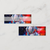 Wolf en Dreamweaver schilderen onder Amerikaanse v Mini Visitekaartje (Voorkant / Achterkant)