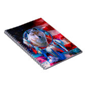 Wolf en Dreamweaver schilderen onder Amerikaanse v Notitieboek (Rechterzijde)