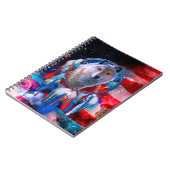 Wolf en Dreamweaver schilderen onder Amerikaanse v Notitieboek (Linkerzijde)