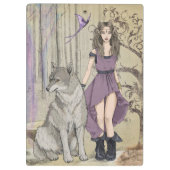 Wolf en Elf Klembord (Achterkant)