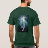WOLF- EN ELGF-reeks in wilde dieren T-shirt (Achterkant)