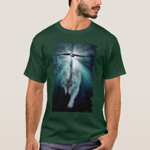 WOLF- EN ELGF-reeks in wilde dieren T-shirt