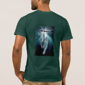 WOLF- EN ELGF-reeks in wilde dieren T-shirt (Achterkant)