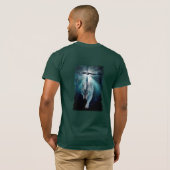 WOLF- EN ELGF-reeks in wilde dieren T-shirt (Achterkant volledig)