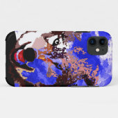 Wolf en Full Moon Case-Mate iPhone Case (Achterkant (horizontaal))