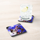 Wolf en Full Moon Onderzetter (Rechterzijde)