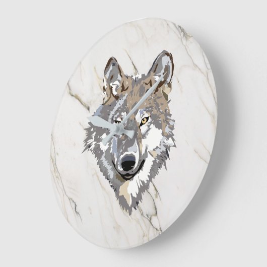 Wolf en gemarmerd grote klok (Hoek)