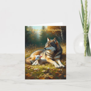 Wolf en Lam: Loofhuttenfeest Kaart