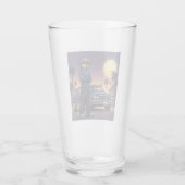 Wolf En Lowrider Glas (Achterkant)