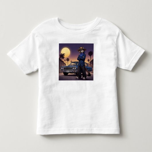 Wolf En Lowrider Kinder Shirts (Voorkant)