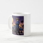 Wolf En Lowrider Koffiemok (Voorkant links)