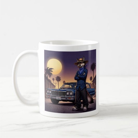 Wolf En Lowrider Koffiemok (Links)