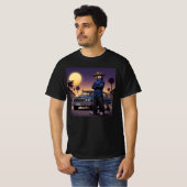 Wolf En Lowrider T-shirt (Voorkant volledig)