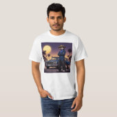 Wolf En Lowrider T-shirt (Voorkant volledig)