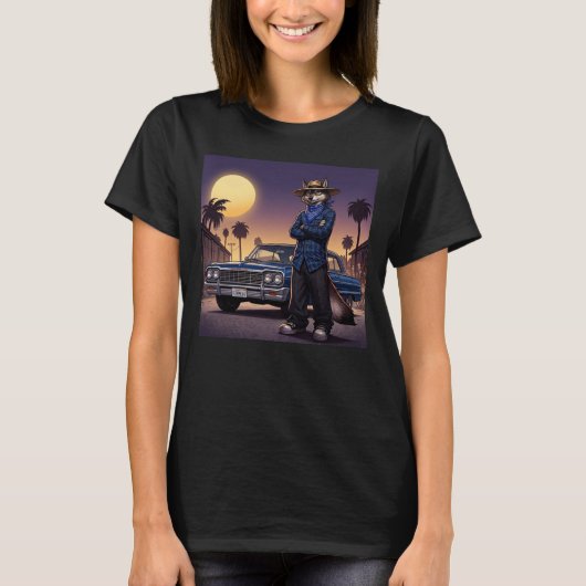 Wolf En Lowrider T-shirt (Voorkant)