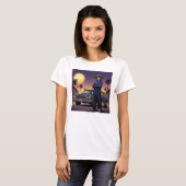 Wolf En Lowrider T-shirt (Voorkant volledig)