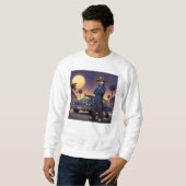 Wolf En Lowrider Trui (Voorkant volledig)