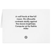 wolf en maan (Achterkant Horizontaal)