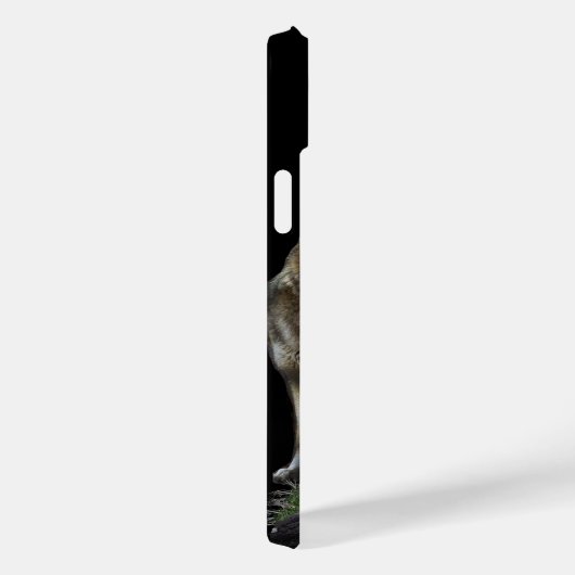 Wolf en Maan Case-Mate iPhone Case (Achterkant / Rechts)
