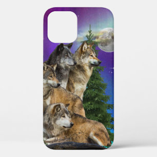 Wolf en maan Case-Mate iPhone case