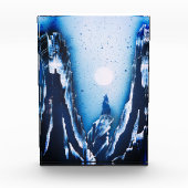 Wolf en Maan Fotoblokken (Voorkant)