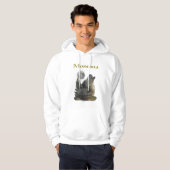 wolf en maan hoodie (Voorkant volledig)