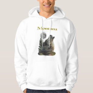 wolf en maan hoodie