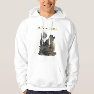 wolf en maan hoodie