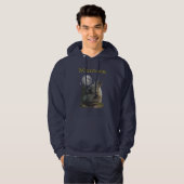 wolf en maan hoodie (Voorkant volledig)