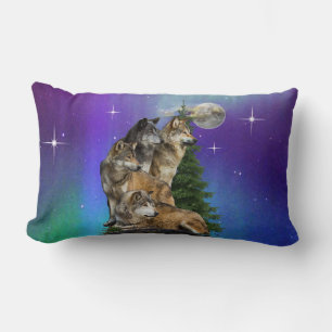 Wolf en Maan Kussen