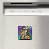 wolf en Maan Magneet (Insitu (Vaatwasser))