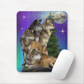 Wolf en Maan Muismat (Met muis)