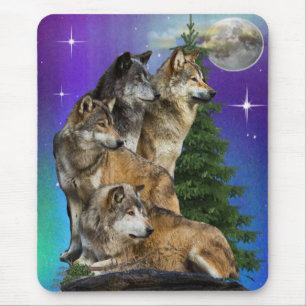 Wolf en Maan Muismat