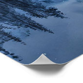 Wolf en maan poster (Hoek)