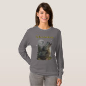 wolf en maan t-shirt (Voorkant volledig)