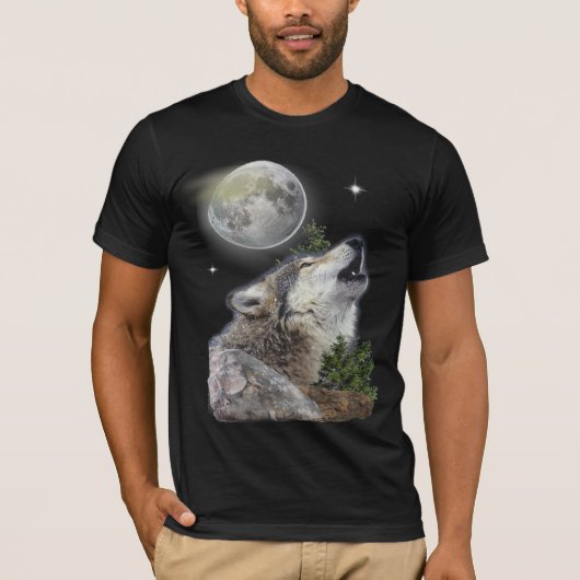 Wolf en Maan T-shirt (Voorkant)