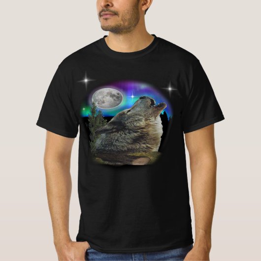 Wolf en Maan T-shirt (Voorkant)