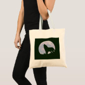 wolf en maan tote bag (Voorkant (product))