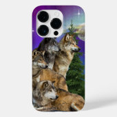 Wolf en Moon Case-Mate iPhone Case (Achterkant)