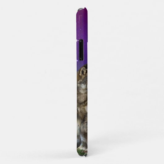 Wolf en Moon Case-Mate iPhone Case (Achterkant/rechts)