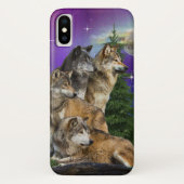 Wolf en Moon Case-Mate iPhone Case (Achterkant)