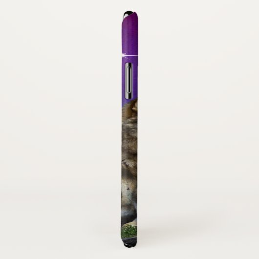 Wolf en Moon Case-Mate iPhone Case (Achterkant / rechts)