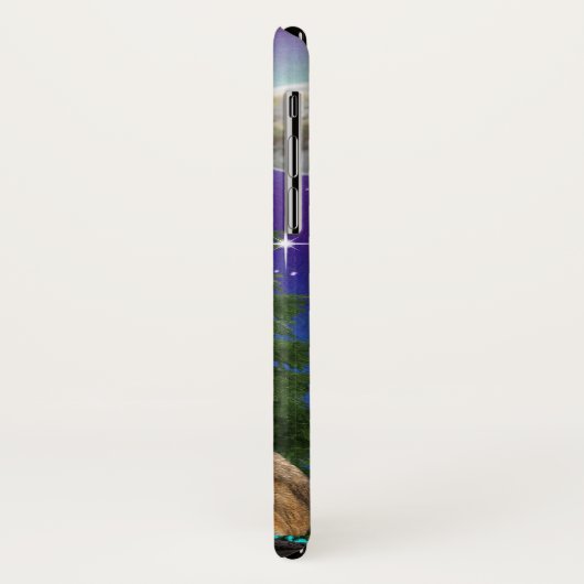 Wolf en Moon Case-Mate iPhone Case (Achterkant/links)